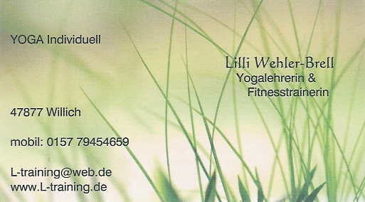 Lilli Wehler-Brell Visitenkarte